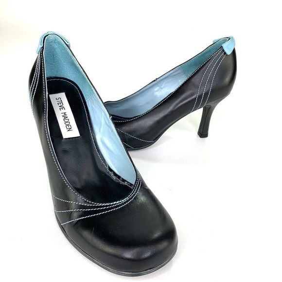 Steve Madden Shoes - Steve Madden Glorie Womens Sz 8 Black Pumps